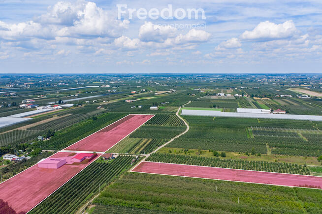 Gospodarstwo z eleganckim domem, halą i maszynami