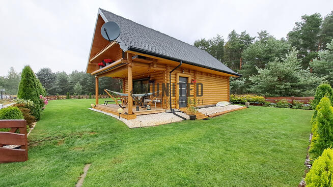 Całoroczny Dom z Bala nad jeziorem, okolice Sławy