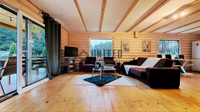 Całoroczny Dom z Bala nad jeziorem, okolice Sławy