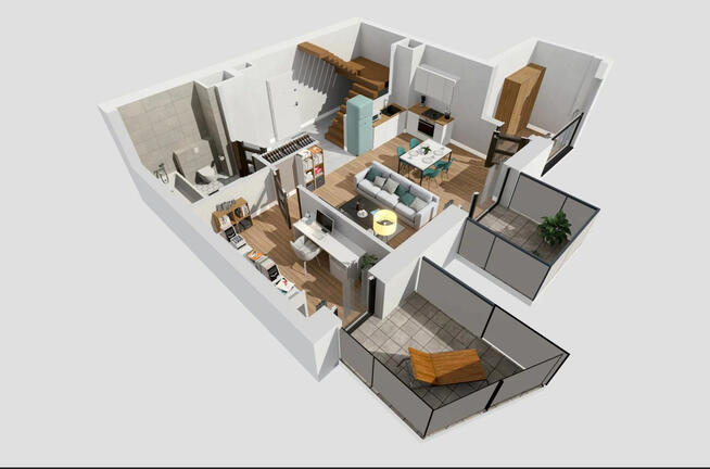 Okazja Dąbrowa Gòrnicza Reden 4 Pakoje taras