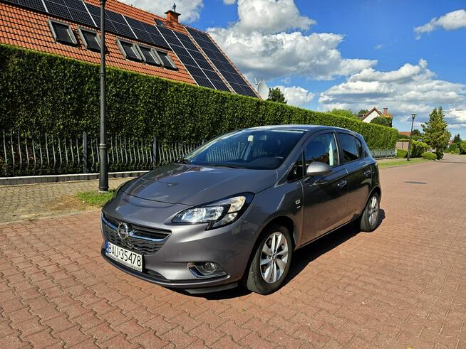 Opel Corsa DRIVE 1.4T Benz. 100KM 2016r Klima, Grzane Fotele, Niski Przebieg