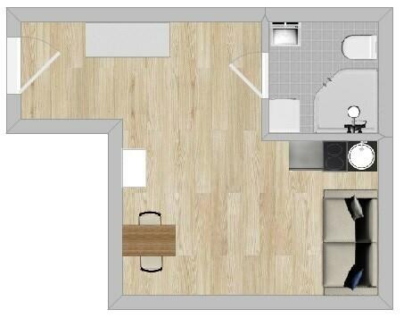 Targowa 55 – słoneczna kawalerka w Śródmieściu