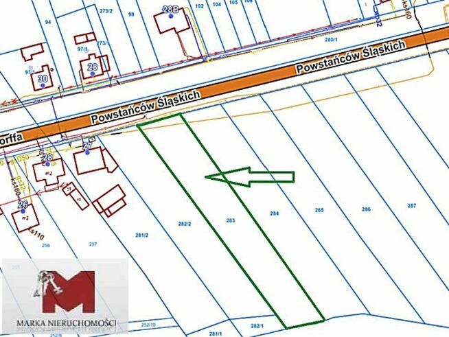 Działka budowlana Ujazd Ujazd, Powstańców Śląskich