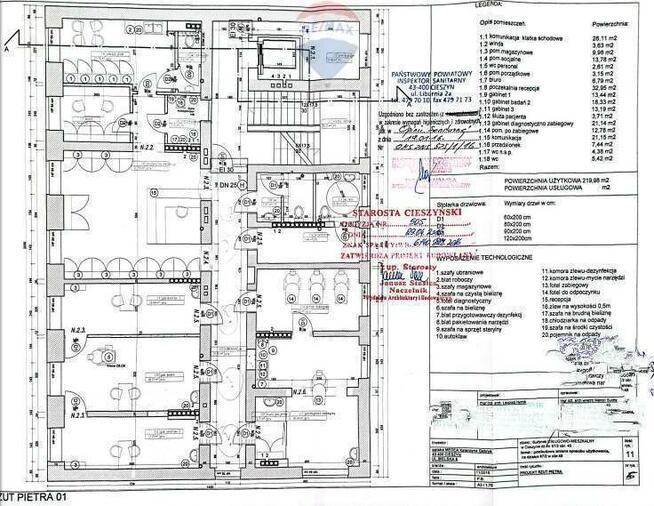 Medycyna, biura, usługi, w centrum, z windą