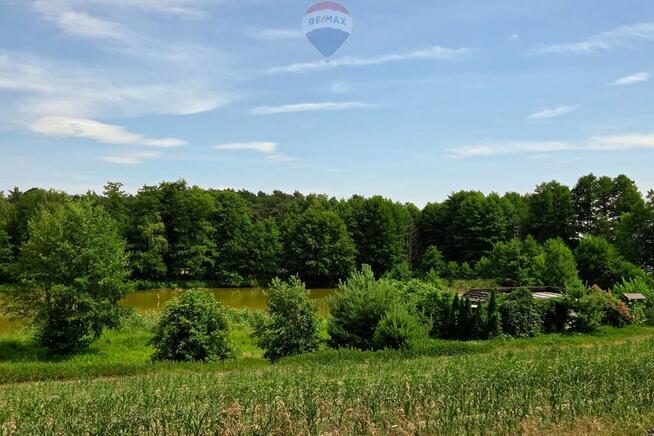 Działka przy jeziorze, blisko Pniew