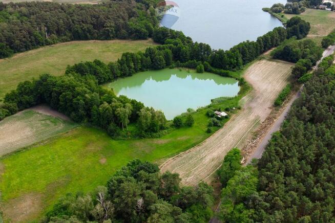 Działka przy jeziorze, blisko Pniew