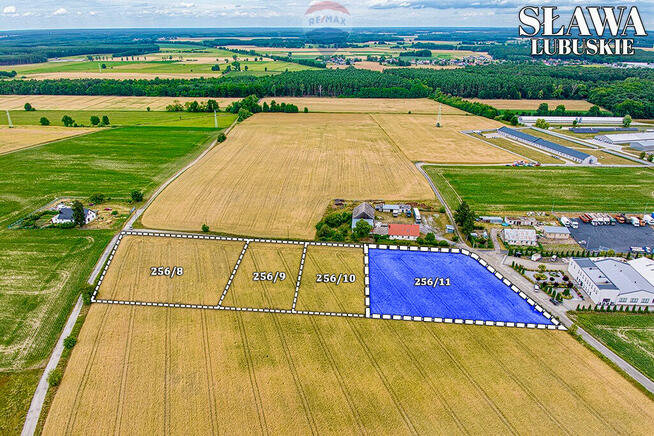 Działka rolna/przemysłowa, pow. 4.372 m², 256/11