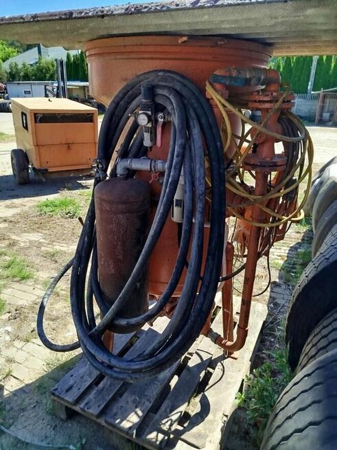 Piaskarka ze sprężarka