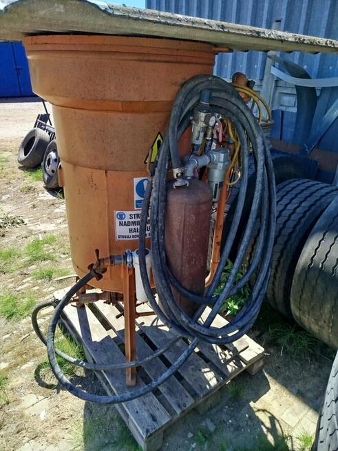 Piaskarka ze sprężarka