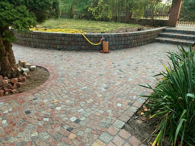 Kostka granitowa 3 kolory MISZUNG 8/11cm szwedzka łupana