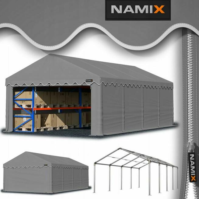 Namiot BASIC 6x8 magazynowy handlowy garaż wiata PE 240g/m2