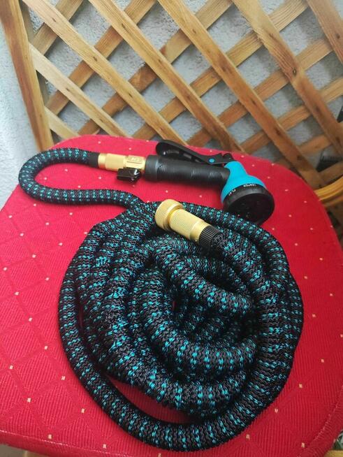 Wąż Ogrodowy do ogrodu na działkę rozciągliwy elastyczny