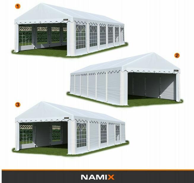 Namiot BASIC 6x8 imprezowy handlowy ogrodowy eventowy PE 240