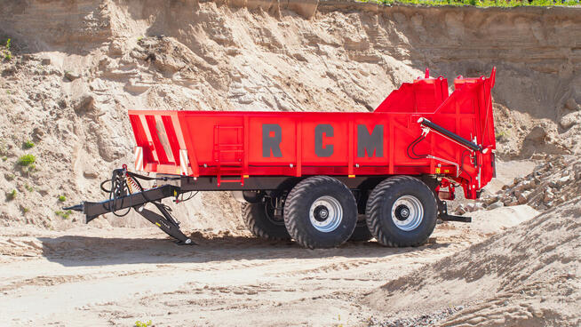 RCM CT1 CT MAX Przyczepa z najazdami wywrotka budowlana