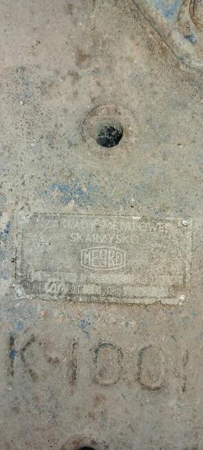 Stara Kosiarka konna listwowa zabytkowa na metalowych kołach