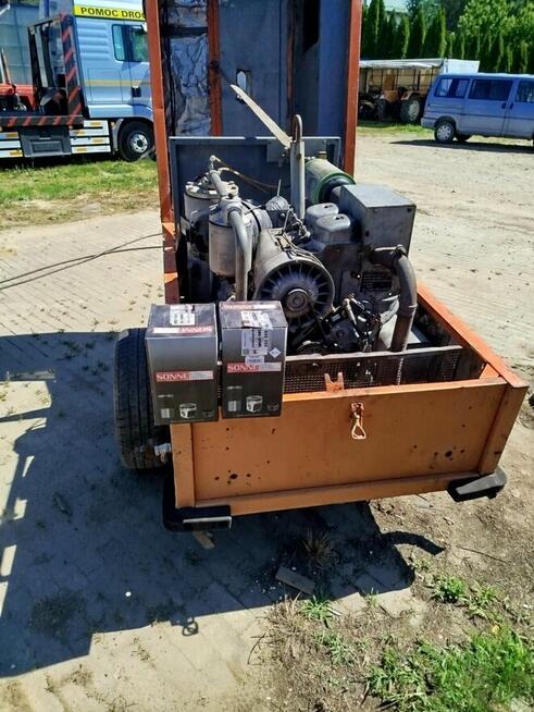 Piaskarka ze sprężarka