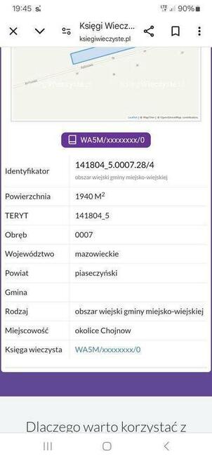 Chojnów działka budowlana