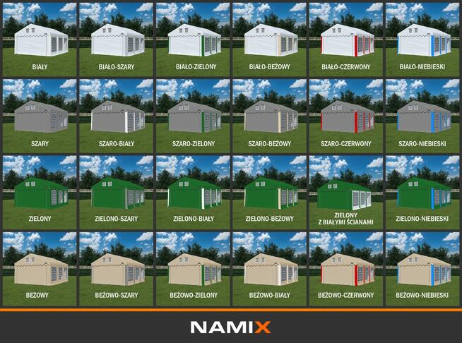 Namiot COMFORT 3x6 magazynowy handlowy garaż PVC 560g/m2