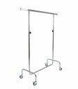 Wieszak metalowy na kółkach stojak wieszaki na ubrania do bi