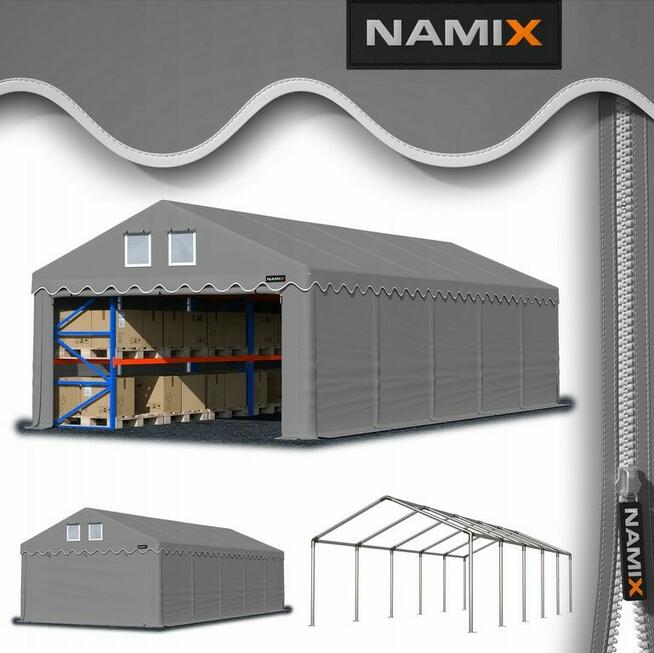 Namiot COMFORT 4x10 magazynowy handlowy garaż PVC 560g/m2