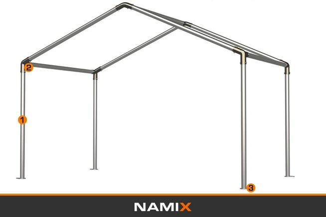 Namiot COMFORT 3x2 magazynowy handlowy garaż PVC 560g/m2