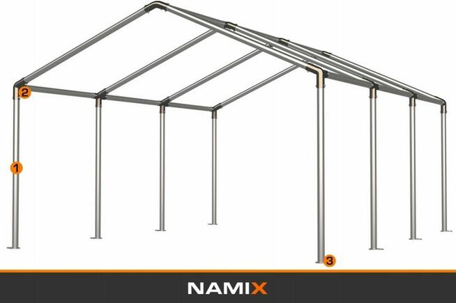 Namiot COMFORT 3x6 imprezowy handlowy altana PVC 560g/m2