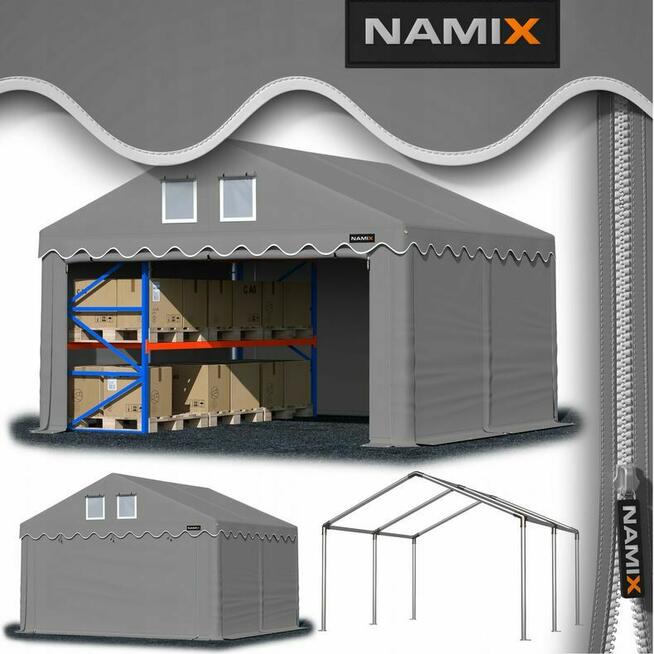 Namiot COMFORT 4x4 magazynowy handlowy garaż PVC 560g/m2