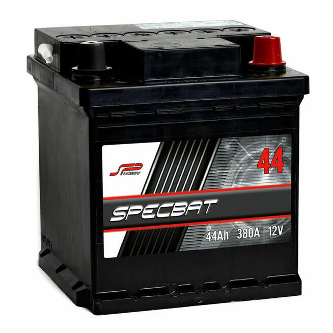 Akumulator SPECBAT 44Ah 380A EN Kostka PRAWY PLUS