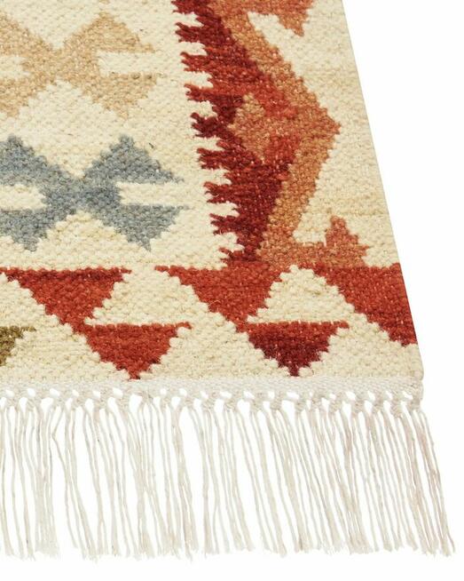 Dywan Kolorowy 200 x 300 cm Wełna Kilim