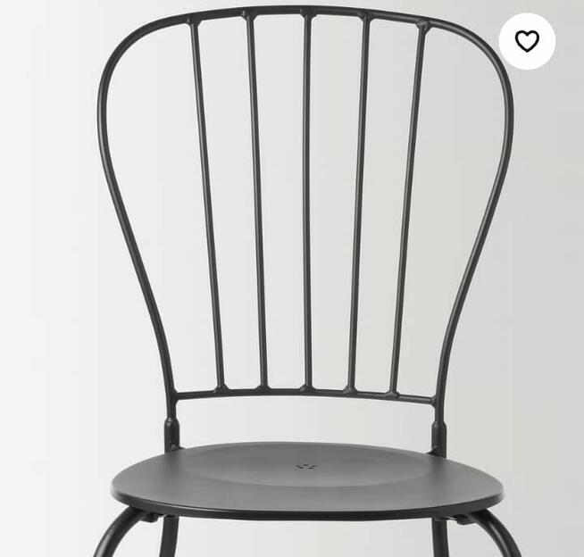 Krzesło ogrodowe szare krzesła do domu ogrodu kawiarni