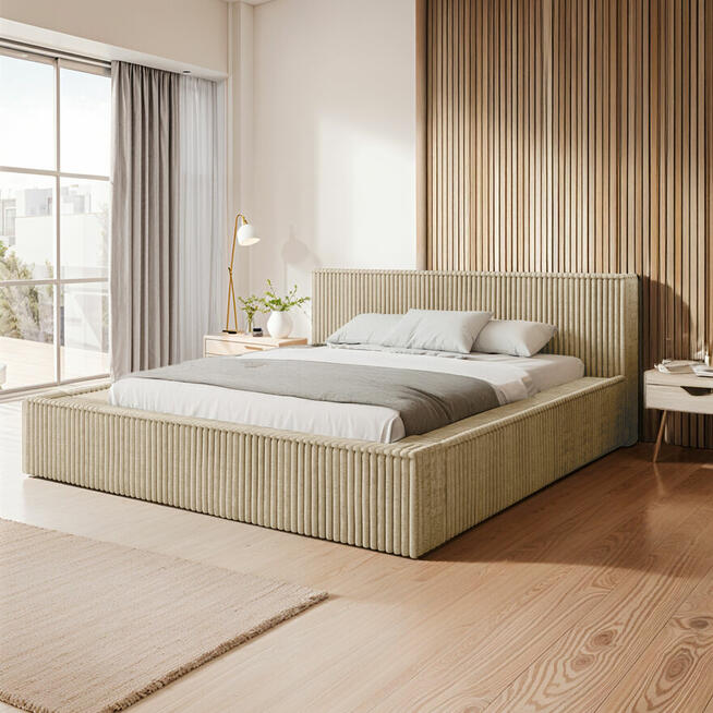 NOWOŚĆ Łóżko Wenus 120x200 z Pojemnikiem i Stelażem