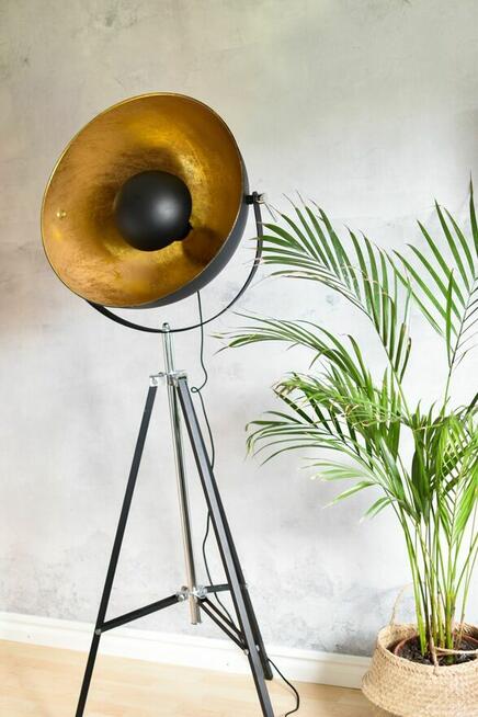 Lampa podłogowa Metal Złoty