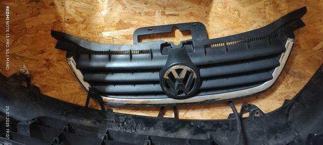 Zderzak VW Touran 1t srebrny ze spryskiwaczami