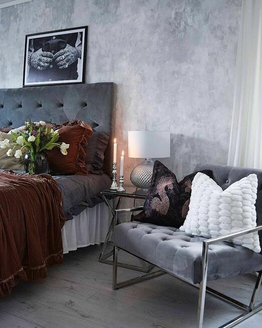 Lampa stołowa Szkło Srebrny