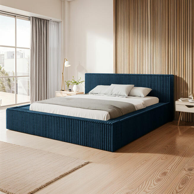 NOWOŚĆ Łóżko Wenus 200x200 z Pojemnikiem i Stelażem