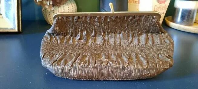 Portmonetka, portfel retro vintage PRL- real foto