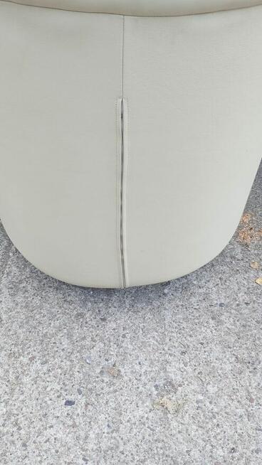 Fotel kubełkowy beżowy skóra fotele biurowe do domu salonu