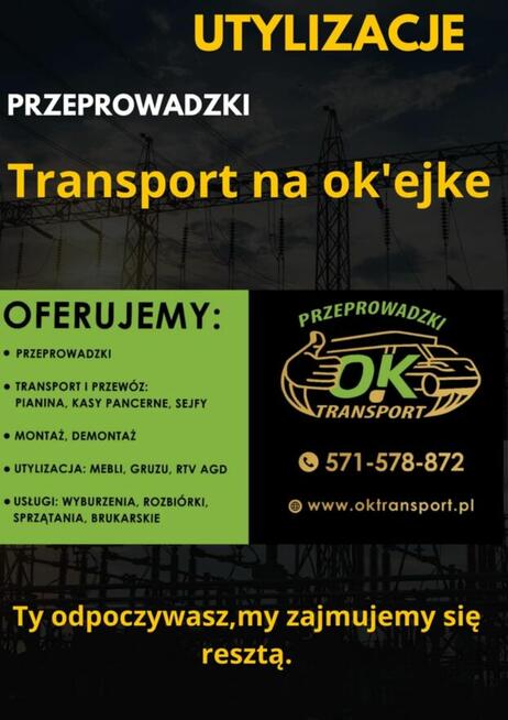 Utylizacje transport przeprowadzki