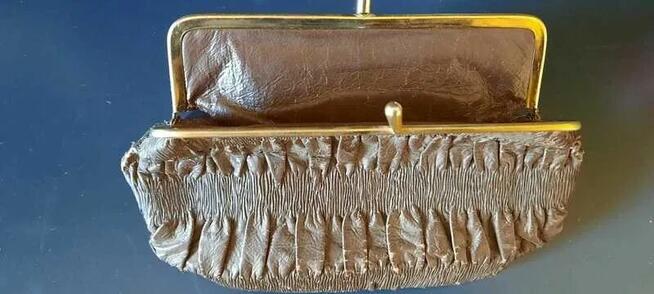 Portmonetka, portfel retro vintage PRL- real foto