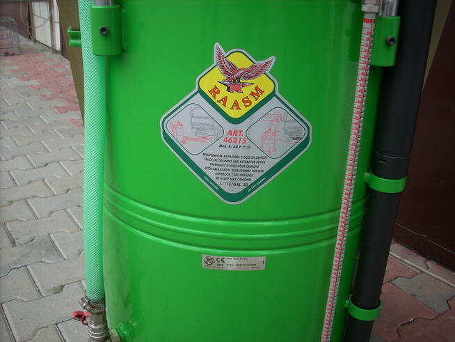 Wysysarko ściekarka 115l na pantografie firmy RAASM