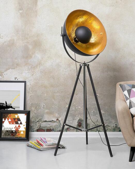 Lampa podłogowa Metal Złoty