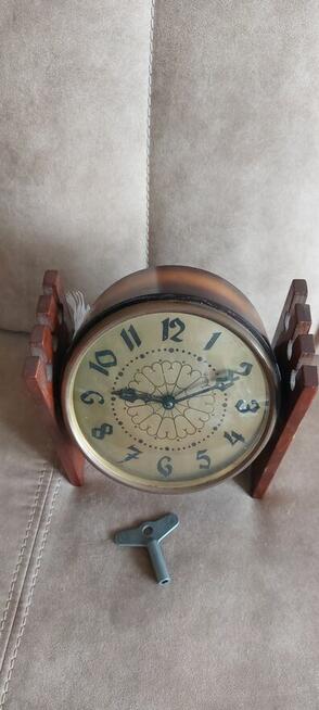 Zegar Zabytkowy Becha w drewnianej obudowie