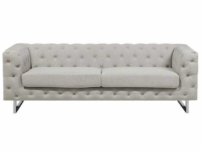 Sofa Jasnobeżowa dla 3 osób