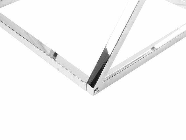 Stolik pomocniczy Szkło Srebrny