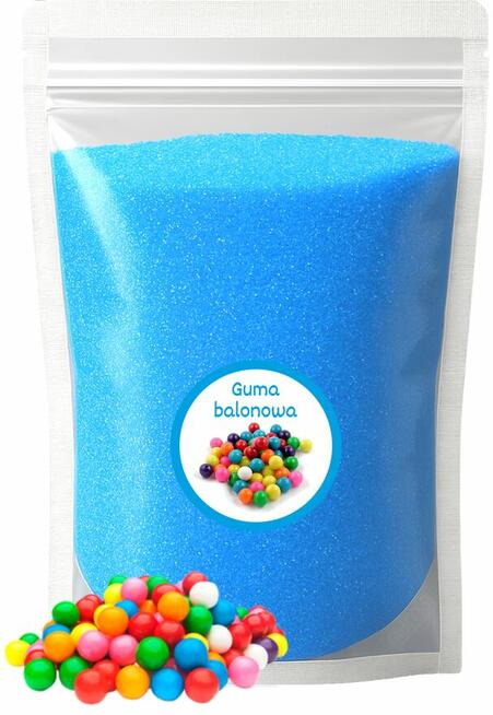 Cukier do waty cukrowej 1kg kolorowy i smakowy w worku