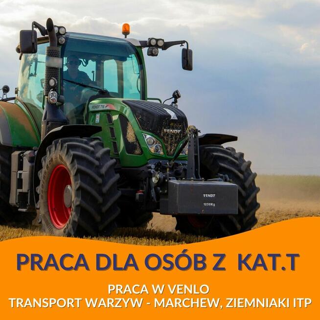 Kierowca ciagnika z kat T