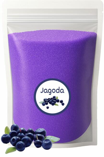 Cukier do waty cukrowej 1kg kolorowy i smakowy w worku