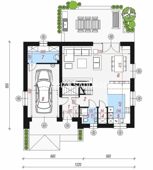 Dom Wysiołek Luborzycki gm. Kocmyrzów-Luborzyca