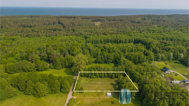 Działka inwestycyjna Krynica Morska Przebrno, Zielona