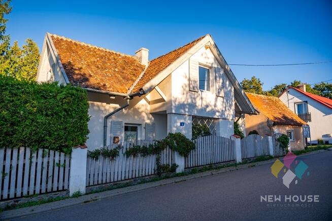 Stare Sady, dom z linią brzegową jeziora Tałty